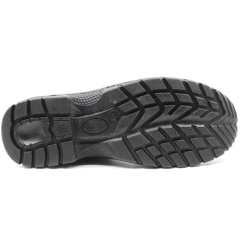 Brown corrected leather oil slip resistant pu sole anti-smashing CE steel toe prevent puncture no lace welding boots