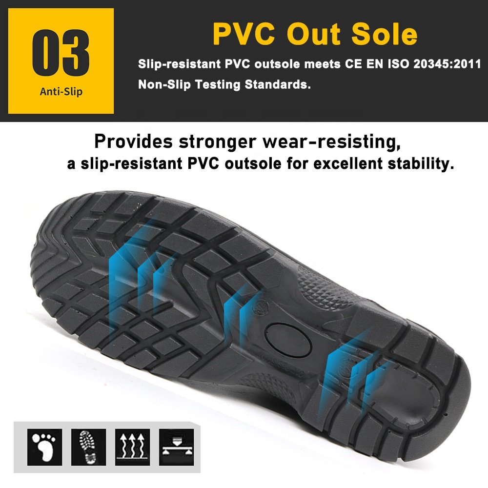 Brown corrected leather oil slip resistant pu sole anti-smashing CE steel toe prevent puncture no lace welding boots