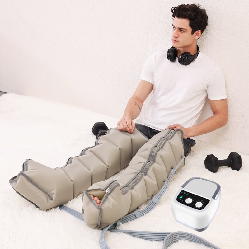 Air Leg Compression Boots For Athlete Relief Muscle Soreness And Pain Air Compression Leg Massager