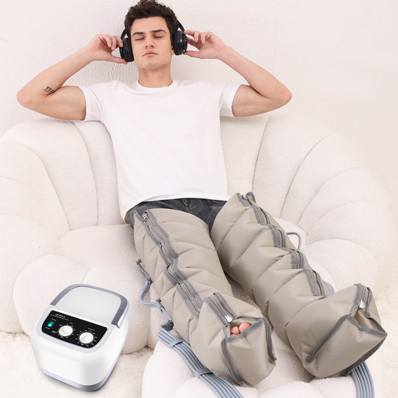 Air Leg Compression Boots For Athlete Relief Muscle Soreness And Pain Air Compression Leg Massager