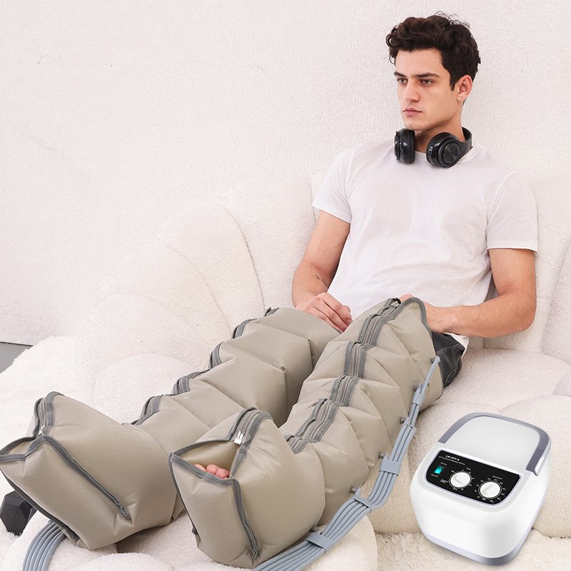 Air Leg Compression Boots For Athlete Relief Muscle Soreness And Pain Air Compression Leg Massager