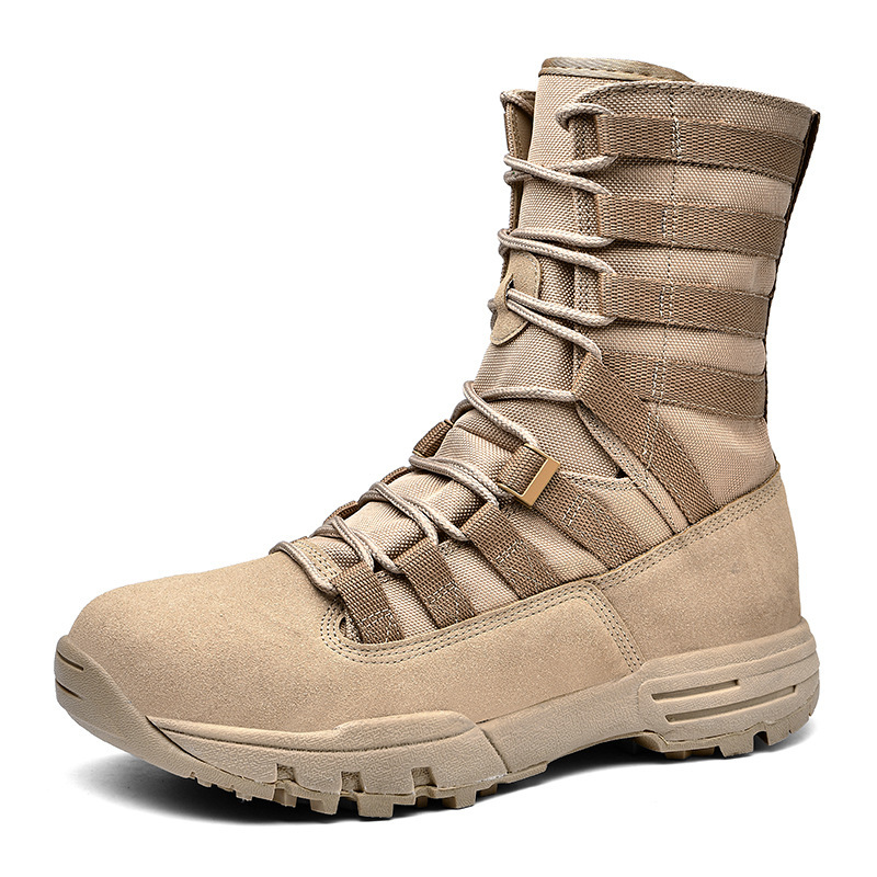 DFJB03 Asiaon hiking camouflage Tactical boots canvas sleeves boots canvas boots