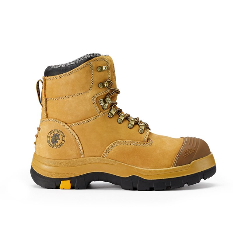 Wholesale Outdoor Genuine Leather Waterproof Shoes Hiking Boots Men's Working Boot on Industrial & Construction