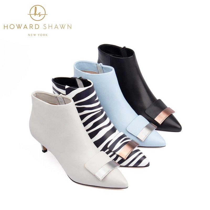 2024 Custom Logo Women's Comfortable Rubber Insole Ankle Boots Zebra Stripe Low Heel Outdoor Walking Boots Western Style Autumn