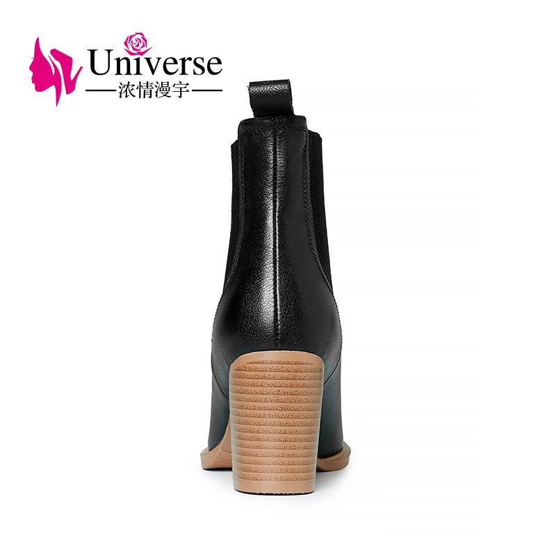 K264 Handmade chelsea boots women shoes elegant ladies high heel ankle boots new arrival
