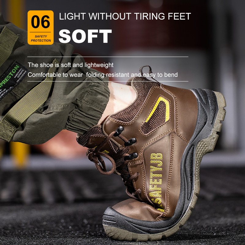 anti slip work shoes steel toe puncture proof men industrial safety boots safety welding shoes for welder