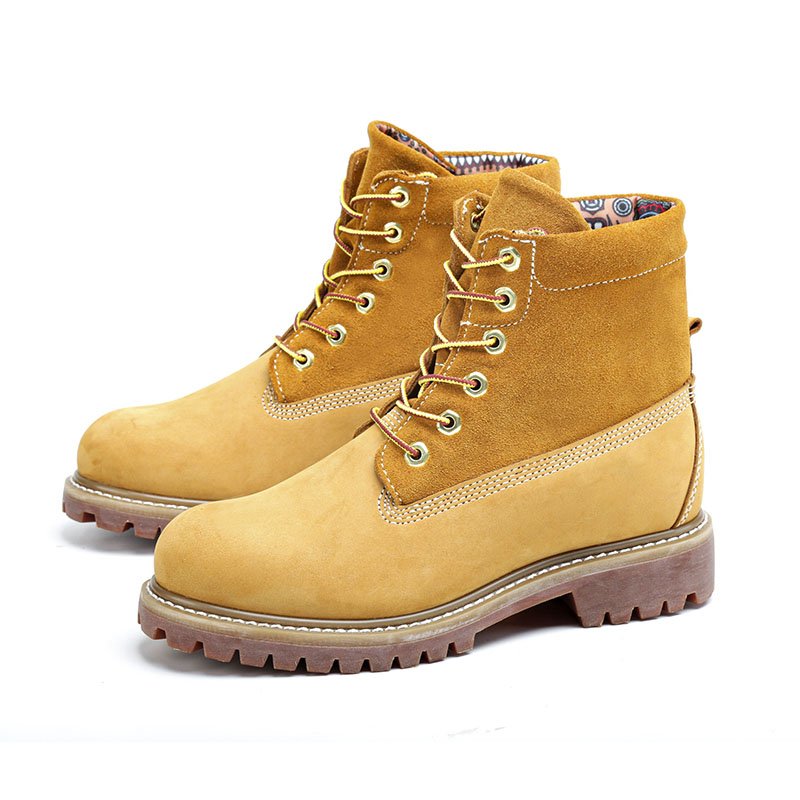 High-Quality Brown Color Cow Leather steel toe Safety work boots for men