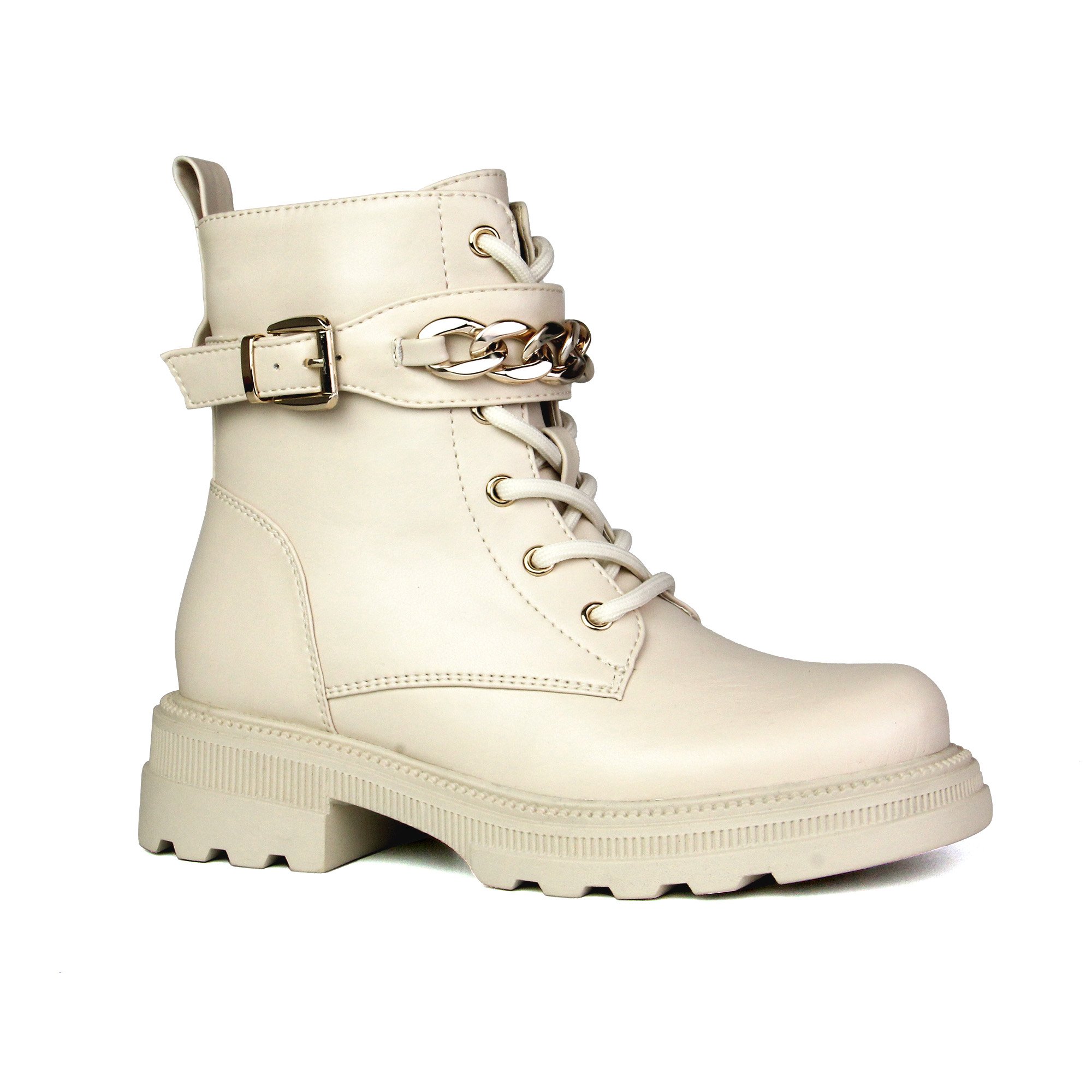 New British Style Autumn Winter White Black Short Boots Children's Leather Boots Big Children's Boots