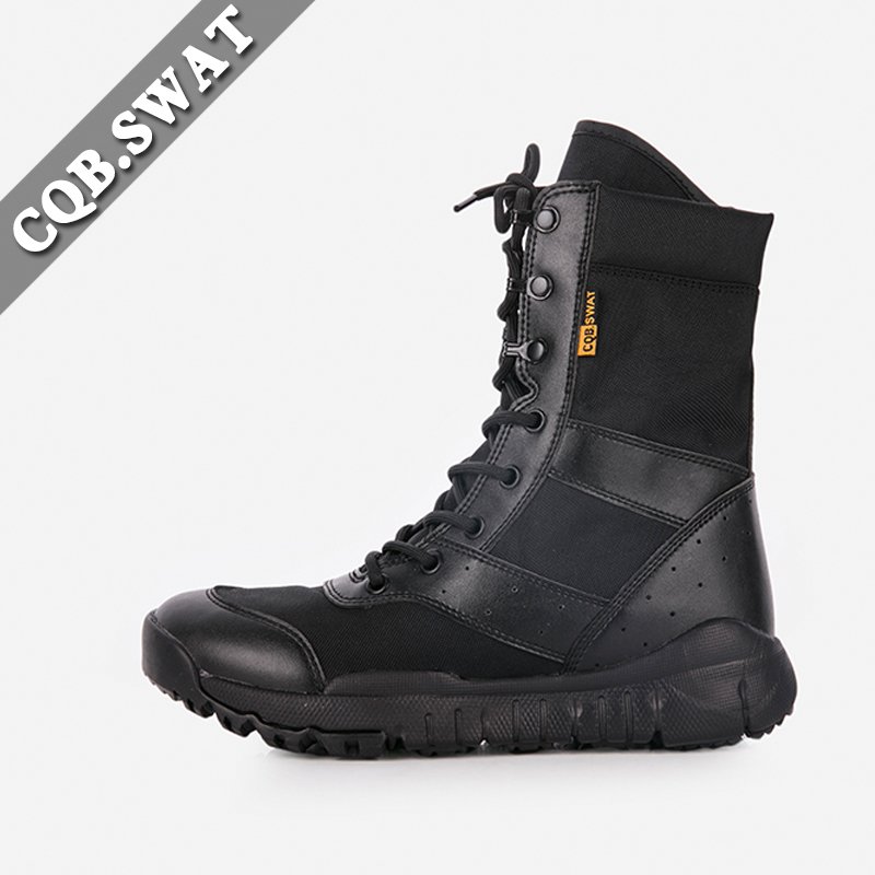 Wholesale Light Weight Black Leather Boots Ankle Boots