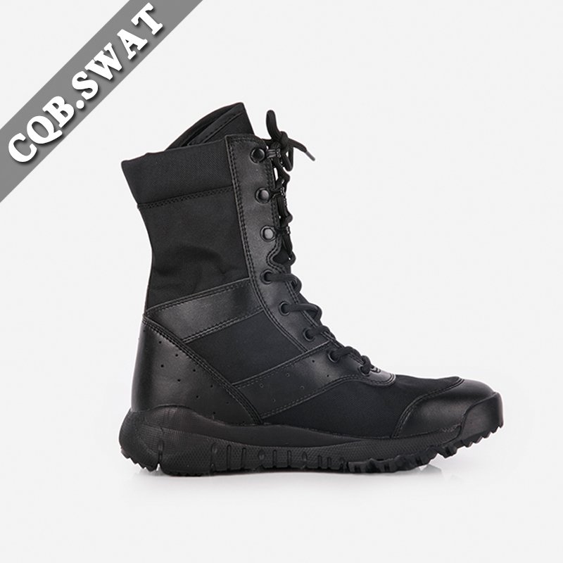 Wholesale Light Weight Black Leather Boots Ankle Boots