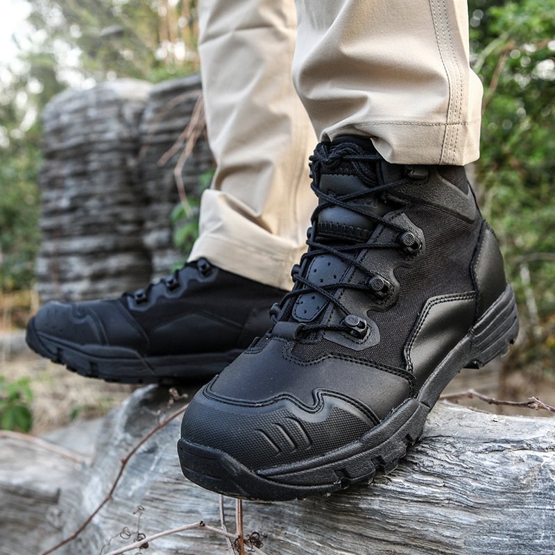 Men Combat Outdoor Tactical Shoes Breathable Boots For Hunting