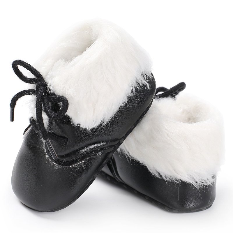 Hot Demand Winter Infant Warm Boots Leather Comfortable Non-slip Sole Baby Snow Boots Booties