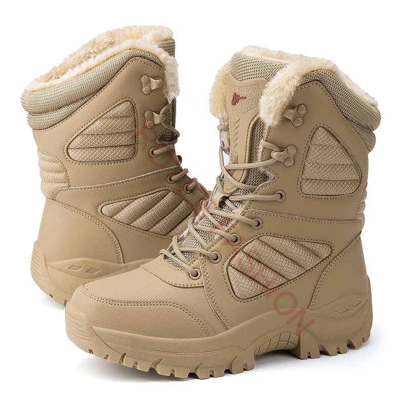 Winter boots Hiking Boots Hot Weather Brazil Guba Hiking Boots Combat Black Sand Colour Hunting Casual Lightweight Botas Cambots