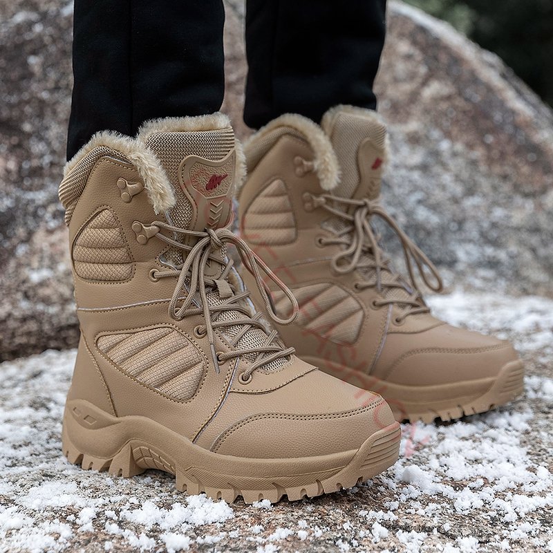 Winter boots Hiking Boots Hot Weather Brazil Guba Hiking Boots Combat Black Sand Colour Hunting Casual Lightweight Botas Cambots