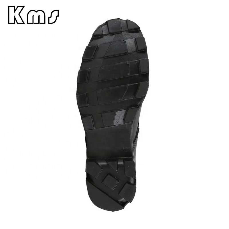 KMS Custom Wholesale Leather Oxford Safety Waterproof Outdoor Botas Bottes Tactiques Tactical Black Combat Boots For Men