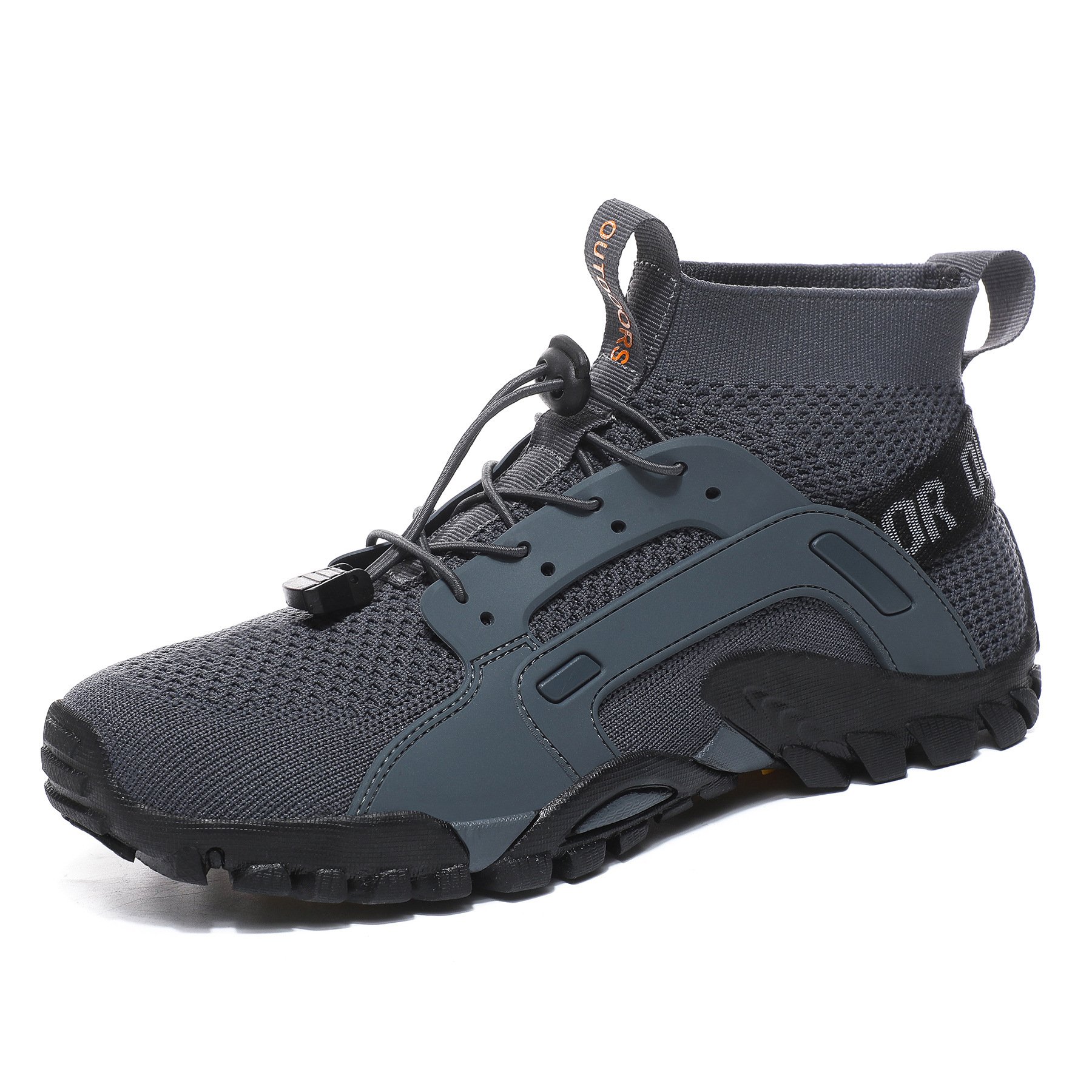 Drop Shipping Men's Plus Size Mid-Cut Trekking Water Boots for Fishing and Hiking