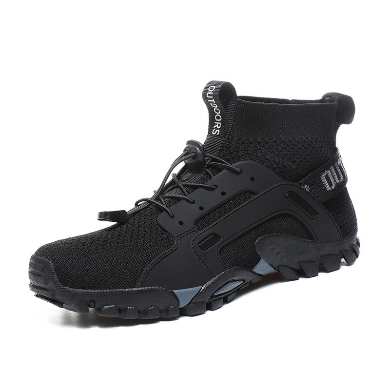 Drop Shipping Men's Plus Size Mid-Cut Trekking Water Boots for Fishing and Hiking