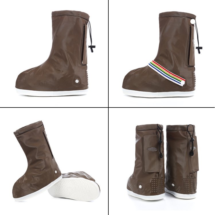 Stylish Portable Rain Protection boots Reusable Motorcycle Bike Rain Boot PVC Waterproof Boots Covers