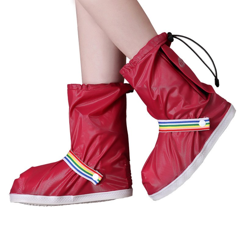Stylish Portable Rain Protection boots Reusable Motorcycle Bike Rain Boot PVC Waterproof Boots Covers