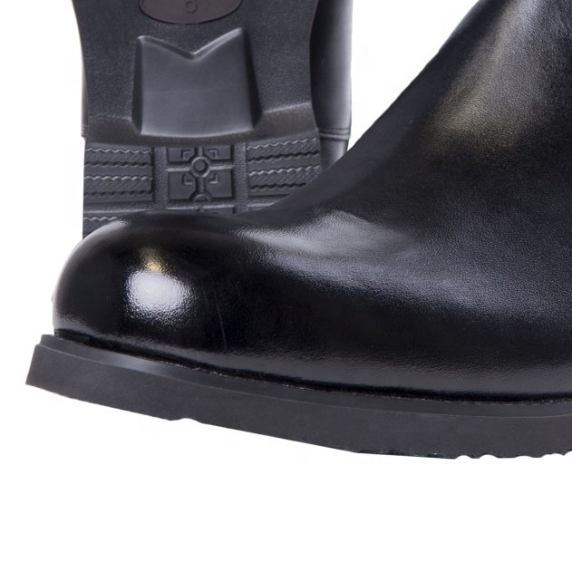 Women Ladies' Chelsea Boots Black Cow Genuine Leather Officer Boots Fashion Trend