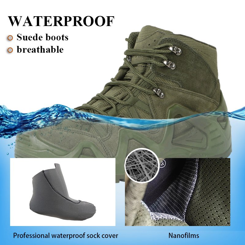 Wholesale hiking training waterproof multi-colored outdoor safety boots Combat Desert Boots Training Tactical Boots