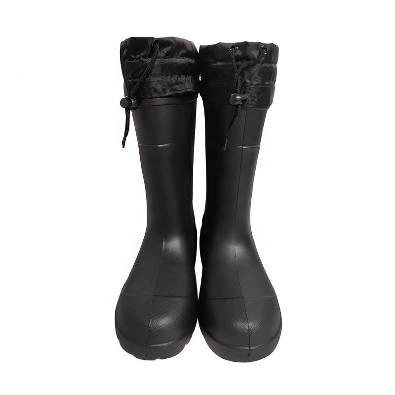 High quality warm non-slip EVA rain boots PU boots
