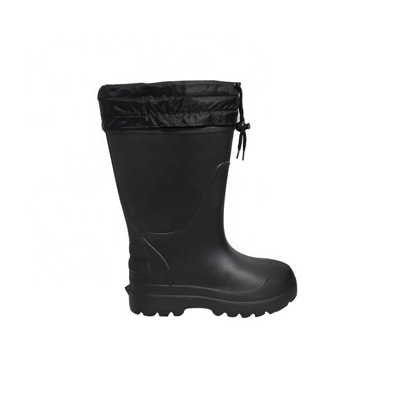 High quality warm non-slip EVA rain boots PU boots
