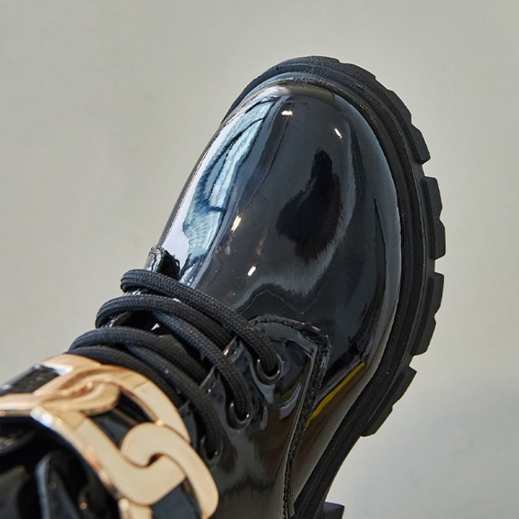Autumn Fashion British Style Kids Girls Zipper Boots Wholesale Ladies Boots Ankle Leather Anti-Slip Kids Warm Shoes