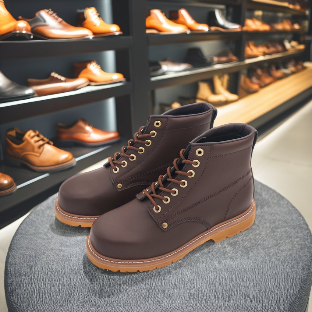 Men's Work Safety Shoes with Rubber Soles Factory-Price Welding Work Boot for Summer Winter Spring Autumn