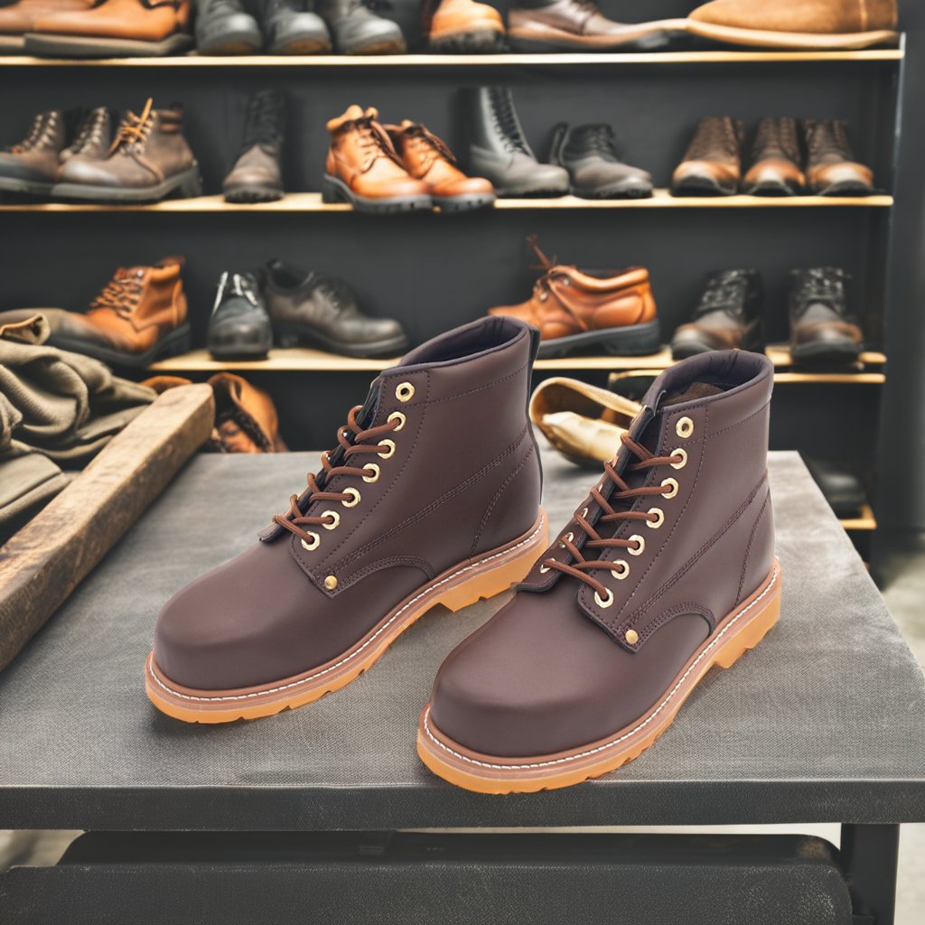 Men's Work Safety Shoes with Rubber Soles Factory-Price Welding Work Boot for Summer Winter Spring Autumn