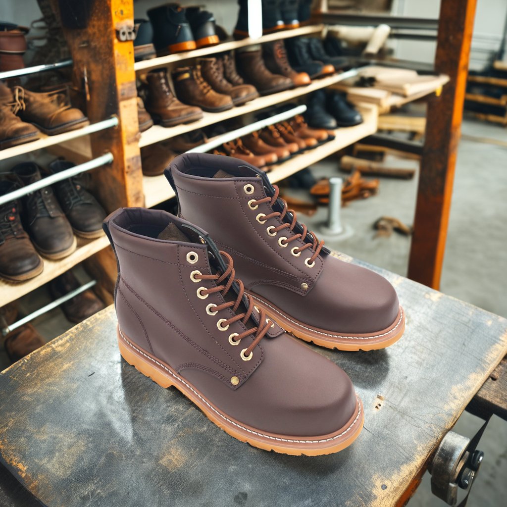 Men's Work Safety Shoes with Rubber Soles Factory-Price Welding Work Boot for Summer Winter Spring Autumn