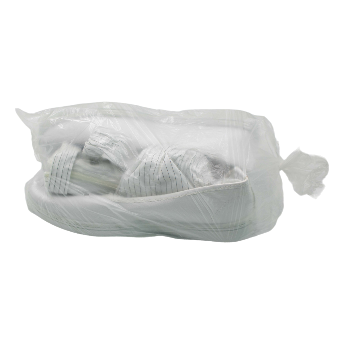 Durable Antistatic ESD Leather Cleanroom Shoes - White Reusable Washable Boots for Industrial Use