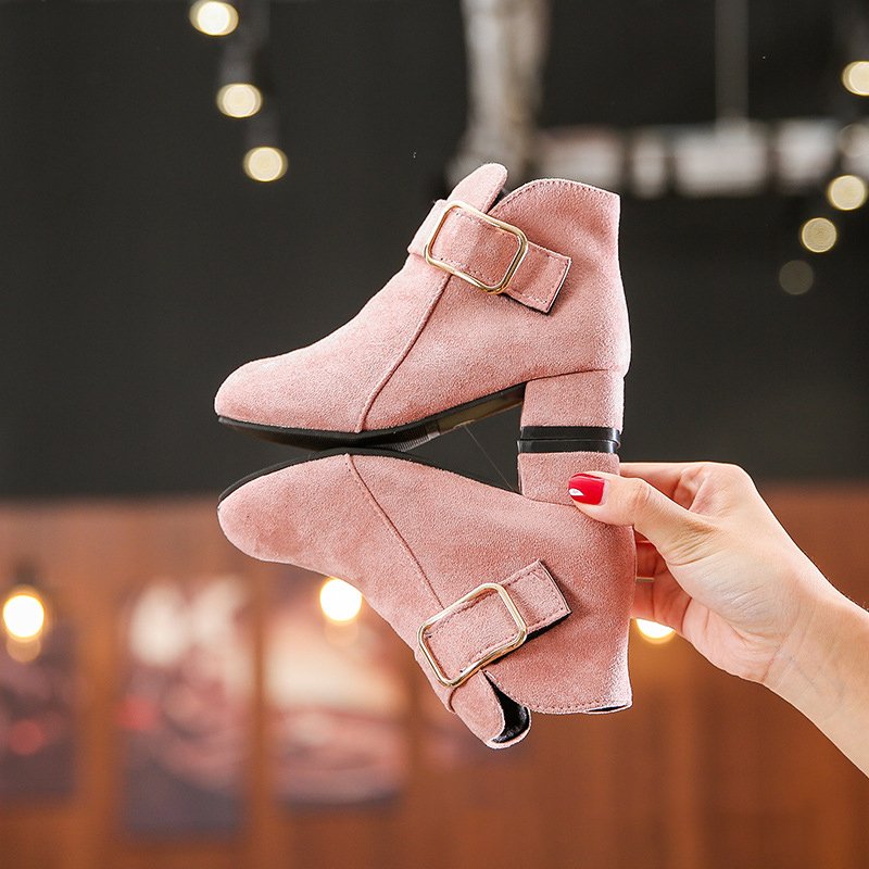 2024 New Fashion Autumn Winter Sweet Baby Wear Shoes Princess Baby Girl Casual Boots