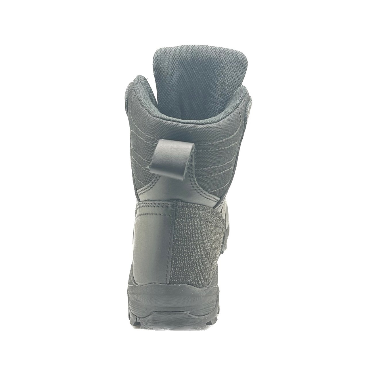 Waterproof full grain leather black Tactical Combat Boots