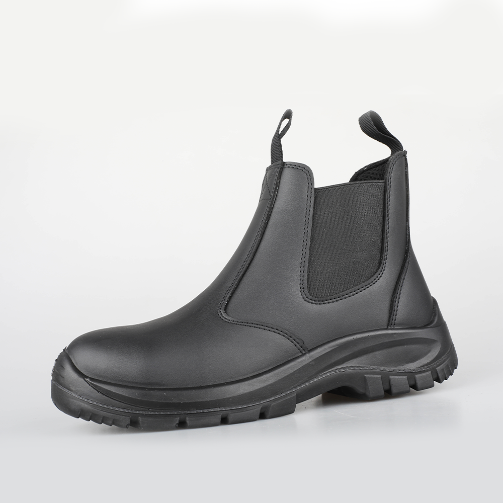 S3 Safety Shoes With Steel Toe Leather Safety Boots For Men Work SM1919