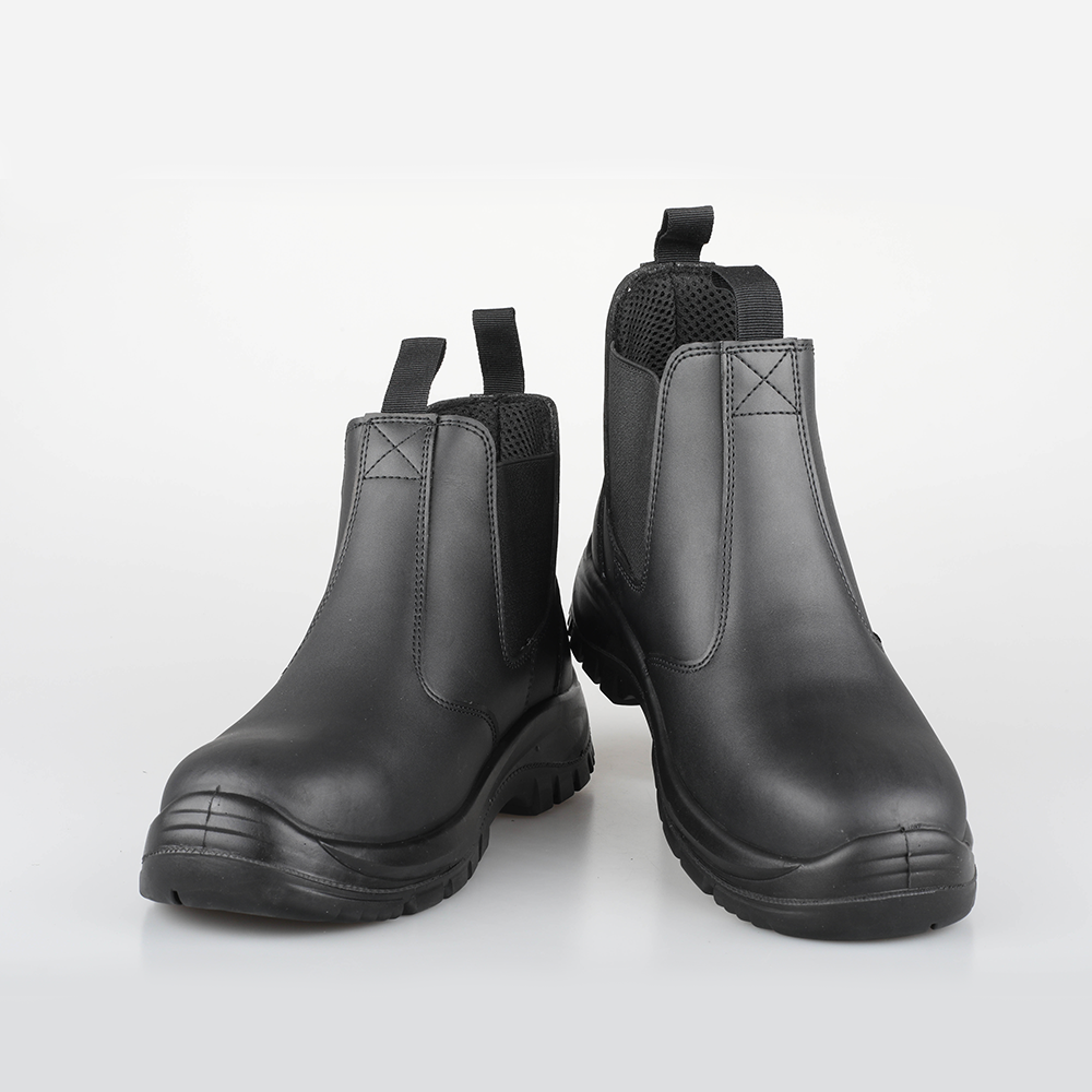S3 Safety Shoes With Steel Toe Leather Safety Boots For Men Work SM1919