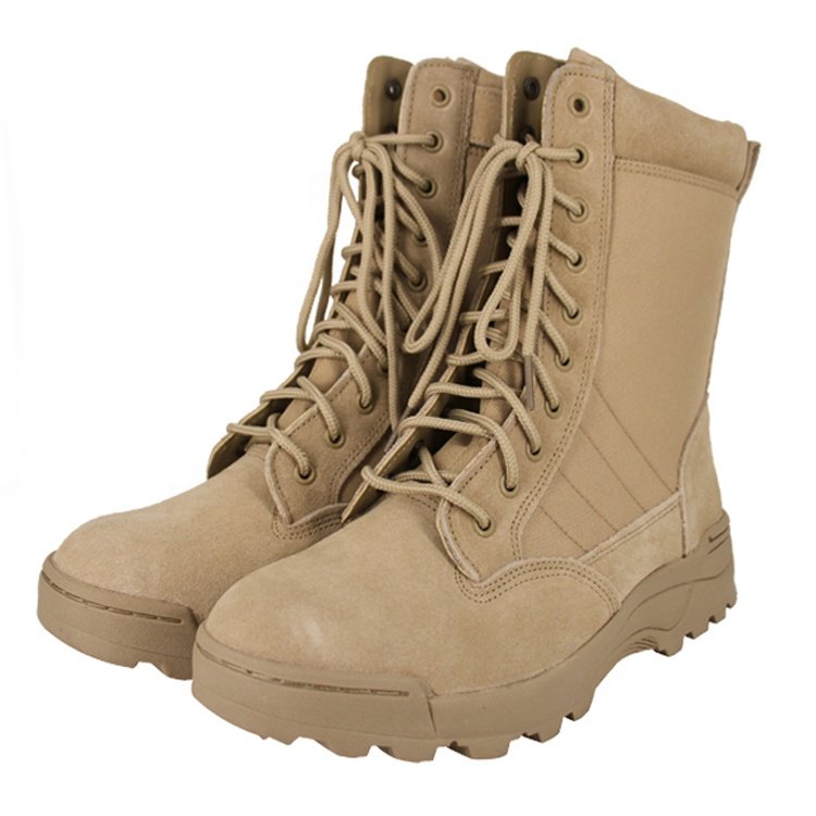Summer Breathable Training Men's Shoes Outdoor Work Wear Work Hiking Boots High Top Boots