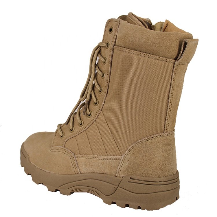 Summer Breathable Training Men's Shoes Outdoor Work Wear Work Hiking Boots High Top Boots