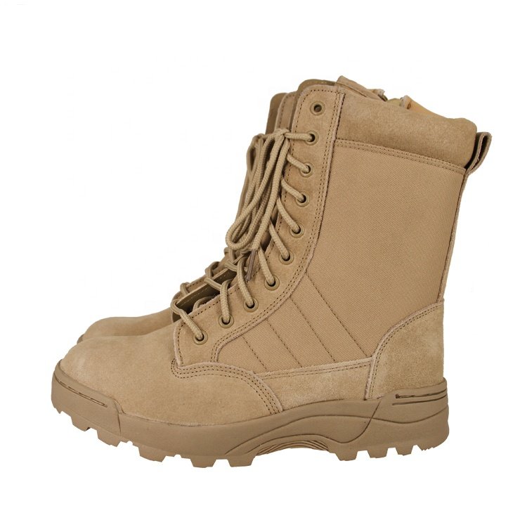 Summer Breathable Training Men's Shoes Outdoor Work Wear Work Hiking Boots High Top Boots