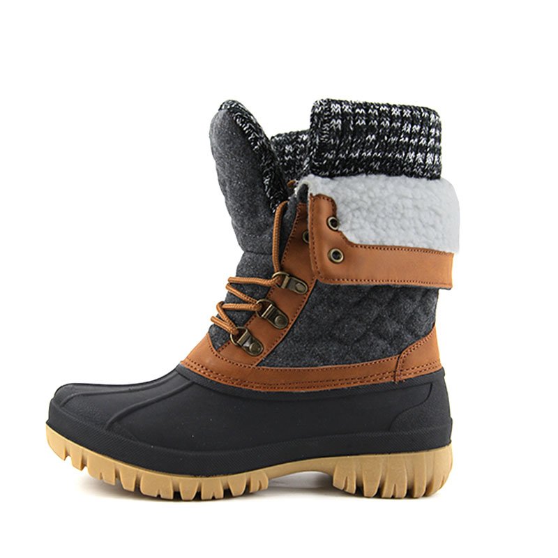 Comfortable Insulated Women's Waterproof Winter Cold Weather Snow Boots for Women Outdoor Fashion Duck Boots