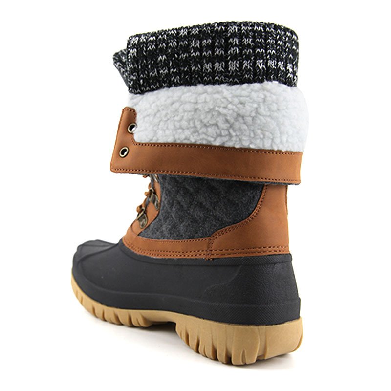 Comfortable Insulated Women's Waterproof Winter Cold Weather Snow Boots for Women Outdoor Fashion Duck Boots