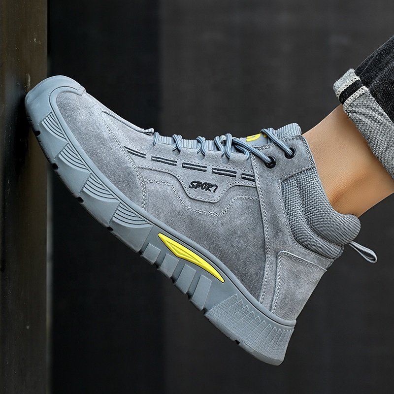 GUYISA Popular European Standard CE Breathable Safety Shoes Lightweight Breathable Industrial Construction Work Boots