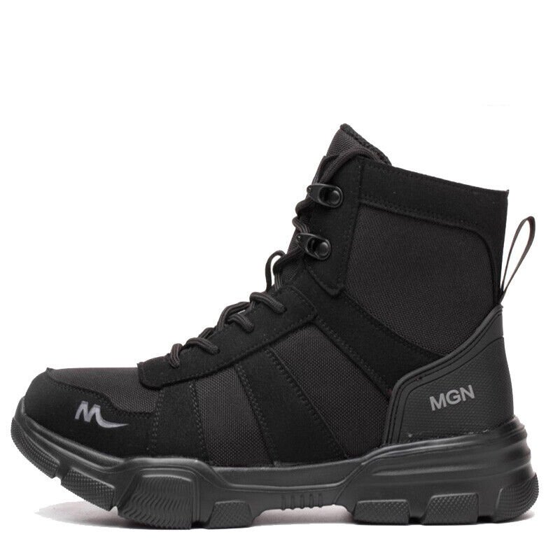 DianSen zapatos de seguridad Mens Womens Anti shock Steel Toe Indestructible Boot Safety Boot Construction Work Shoes