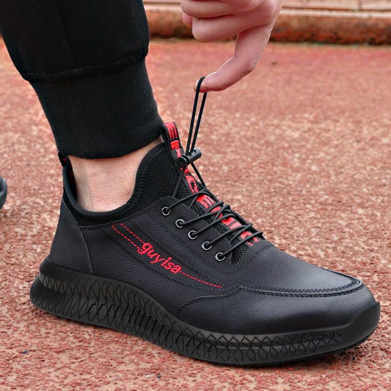 Hot Selling anti slip mens work secure shoes safety boots for men work