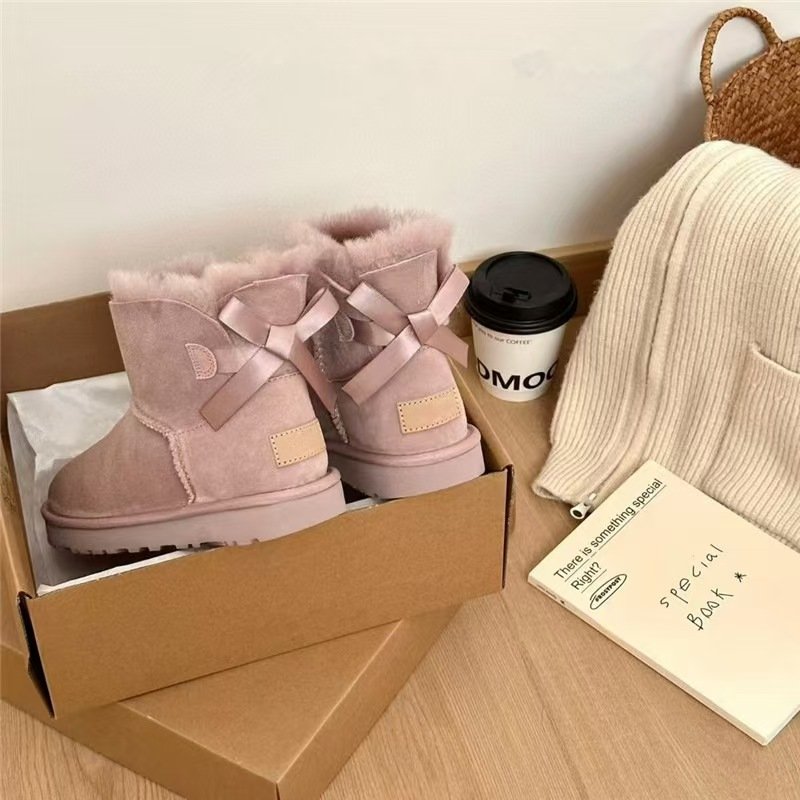 Original Brand Factory Direct Winter Warm Sheepskin Fur Boots Designer Shoes Furry Snow Boots