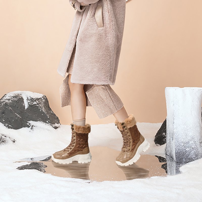 High Quality Ladies Waterproof Designer Women Snow Boots Fashion Female Shoes Winter Boots For Women
