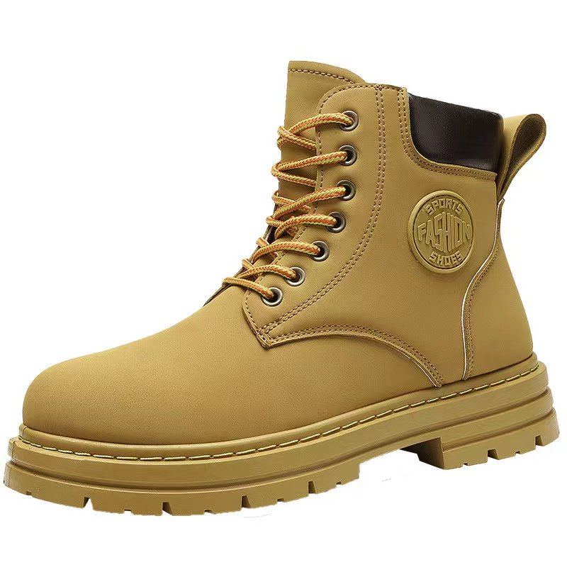 Winter Classic Winter Keep Warm leather black Brown Ankle Customizable Logo Men Martin Boots