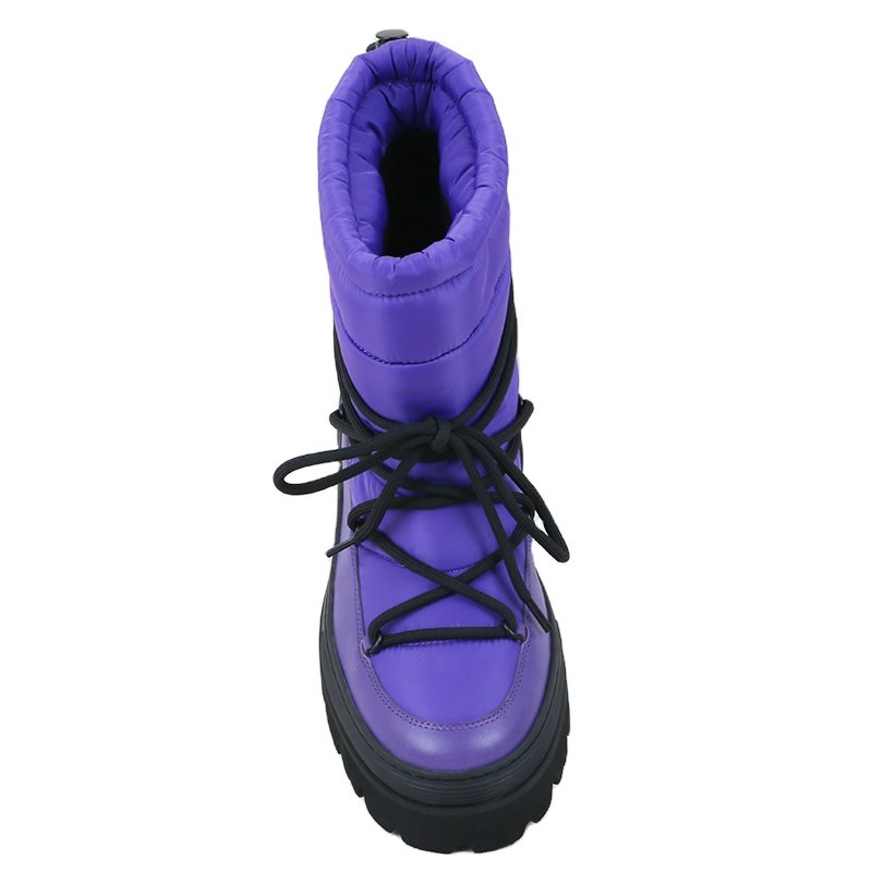 Wholesale Shoes High Heel Winter Snow Boots Light Weight Hiking Boot Waterproof Lace Up Outdoor Hiking Leather Boots For Women