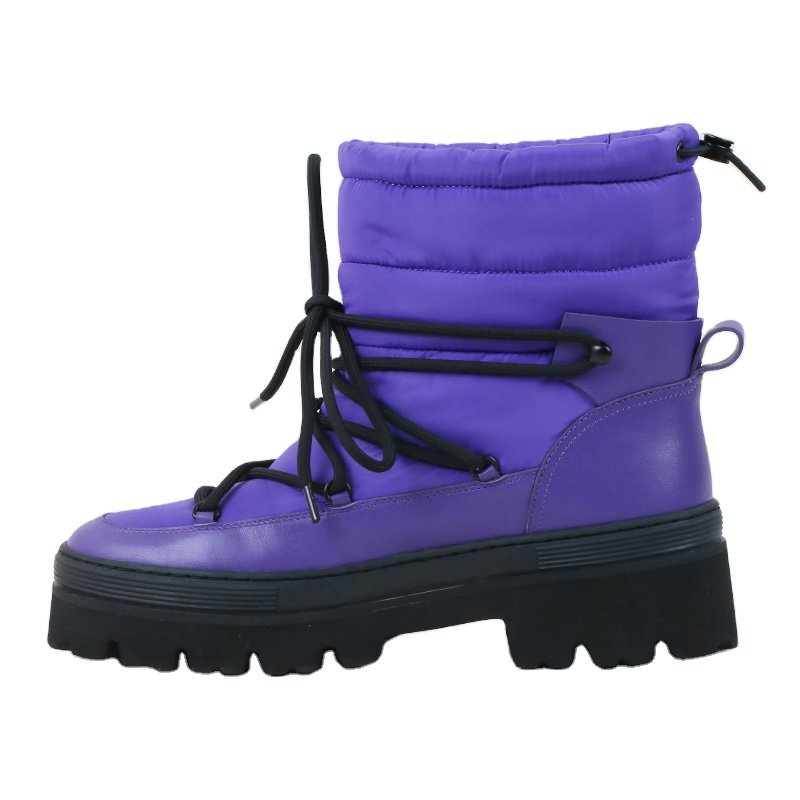 Wholesale Shoes High Heel Winter Snow Boots Light Weight Hiking Boot Waterproof Lace Up Outdoor Hiking Leather Boots For Women