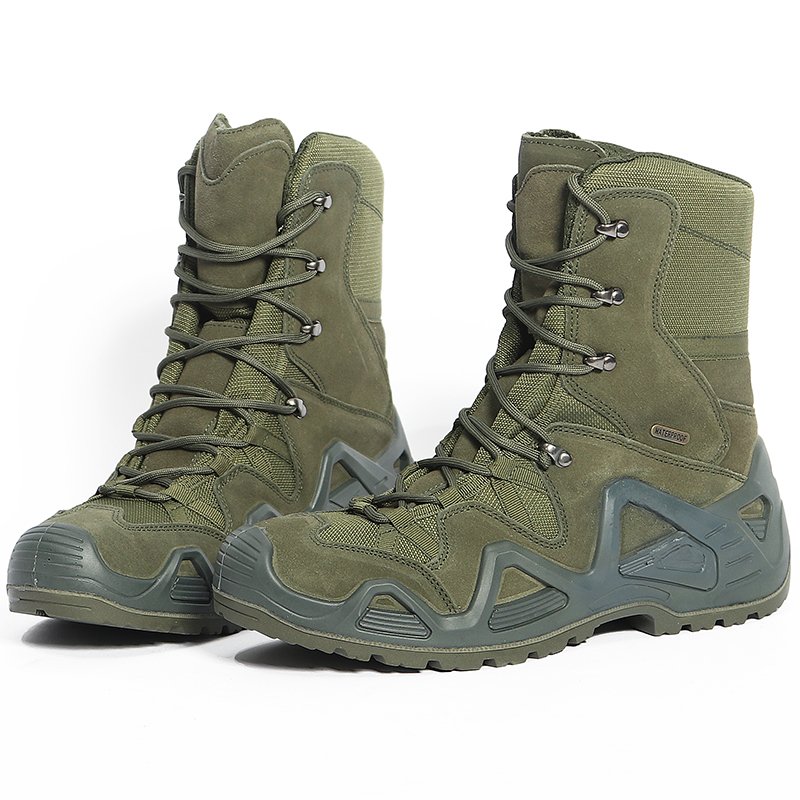 Waterproof Tactical desert boots Hiking Boots Sneakers Men's shoes Outdoor work boots Custom made for men suede leather